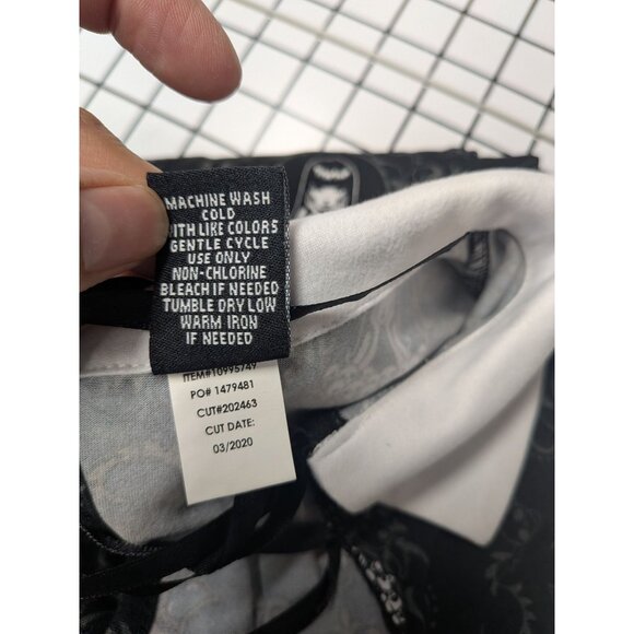 Emily Strange Gothic Lace Up Mini Dress Women Size 1X Plus Y2K Anime Whimsigoth - Picture 12 of 12